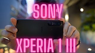 Sony Xperia 1 III HandsOn 4K 120Hz Sony Zeiss Camera [upl. by Aropizt184]