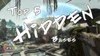 Top 5 Hidden Base Locations Ark Extinction [upl. by Queridas]