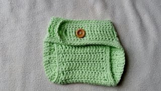 Windelhose häkeln  Windelhöschen Anleitung  Teil 1 mit Untertitel by BerlinCrochet [upl. by Nodnyl]