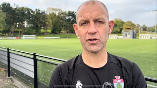 Manager Interview  Bala Town vs CPD Bae Colwyn 7th October 2023 [upl. by Pinto676]