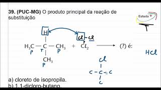 O produto principal da reação de substituição [upl. by Eiramyma206]