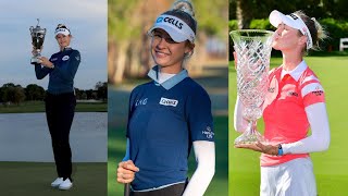 Nelly Korda joins exclusive 3member club ft Annika Sorenstam by winning the Player of the Yr title [upl. by Herrod]