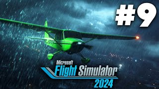 MICROSOFT FLIGHT SIMULATOR 2024 Career Gameplay Walkthrough Part 9  FLYING BLIND amp VIP GUEST [upl. by Hcurab]