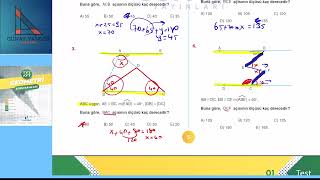 SUPARA TYT AYT GEOMETRİ 2024 TEST 1 DOĞRUDA VE ÜÇGENDE AÇI [upl. by Rotsen]