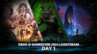 Xbox  gamescom 2024 Live From the Showfloor Day 1 [upl. by Idnarb]