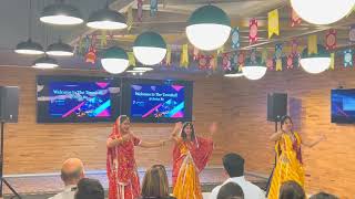 Ghoomer song dancevideo rajasthani office ghoomerdance performance traditional [upl. by Abigail]