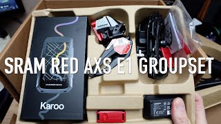 Sram Red AXS E1 Groupset Unboxing [upl. by Marius698]