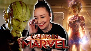 Captain Marvel 2019 ✦ MCU First Time Watching Reaction ✦ Im suspicious about this cat 🐈 [upl. by Eiramyma]