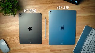 iPad pro 11quot Vs iPad Air 13quot DONT WASTE MONEY [upl. by Nicky]