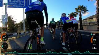 Cape Town Cycle Tourwind wind and lotsa wind GoPro Hero 6 [upl. by Anivad]