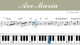 Ave Maria  Charles Gounod piano [upl. by Timon]