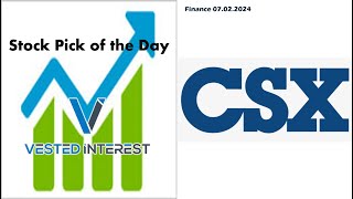 CSX stock pick of the day investment passiveincome stockmarket investing stocks finance [upl. by Doxia]