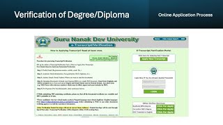 GNDU Degree Verification  Guru Nanak Dev University Amritsar  Satraunak [upl. by Nan642]