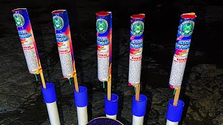 FIREWORKS  STAR SMASHER ROCKETS by Pyro Demon Fireworks  Product Testing  Sweet Effects [upl. by Alyakcim]