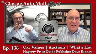 Ep 138 Hagerty Price Guide Publisher Dave Kinney Auctions Car Values on Classic Auto Mall Show [upl. by Dovev107]