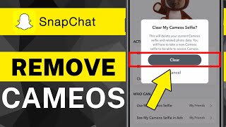 HOW TO REMOVE CAMEOS FROM SNAPCHAT [upl. by Finn]