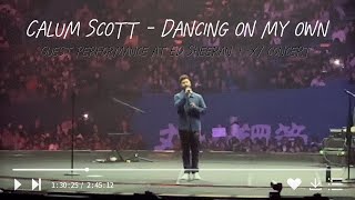 Calum Scott  Dancing On My Own guest performance at Ed Sheeran’s ÷X TOUR 2024 Osaka Bound [upl. by Dnomad804]