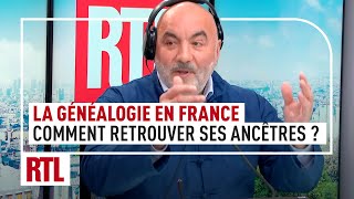 Généalogie  comment retrouver ses ancêtres  PierreValéry Archassal invité de RTL intégrale [upl. by Aneerak]