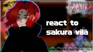 •🍅time 7 react to sakura vilã 🍅•  sasusaku  time 7 sakuravilã [upl. by Aenea]