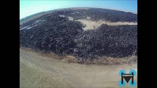 MADRONES Cementerio de neumáticos de el Quiñon  Seseña antes del incendio [upl. by Dempstor]