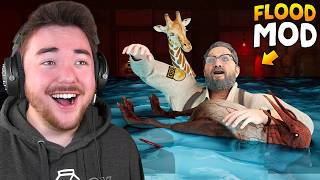 FLOODING THE ZOO IN WATER Doc can’t swim  Zoochosis Gameplay Mods [upl. by Adnovaj751]