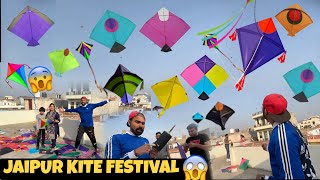 Kite Cutting Challenge IN JAIPUR MAKAR SANKRANTI  1 Patang SE 62 kati 😱 [upl. by Kale679]