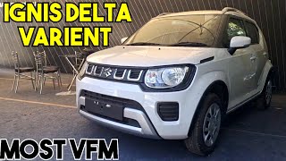 Maruti Ignis Delta Varient Detailed Review  6 Lakhs  Ignis 2024 New Delta Model Ignis Delta 2024 [upl. by Blackwell289]