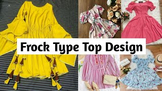 Top Style Frock Design  Frock Top Design  Frock Type Top Design [upl. by Einaj]