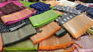 Latest Mangalagiri Pattu sarees with Price  mangalagiri sarees [upl. by Illehs772]