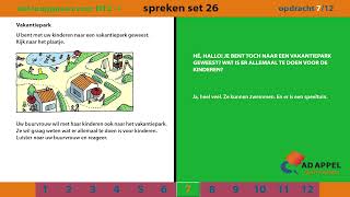 Staatsexamen B1  Examenopgaven Set 26  Spreken [upl. by Natty]