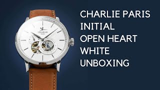 Charlie Paris Initial Open Heart White Unboxing [upl. by Gilus891]