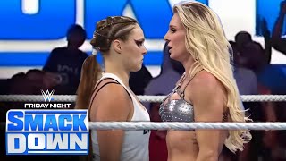 Ronda Rousey vs Charlotte Flair  WWE Smackdown 2024  FULL MATCH  WWE July 6 2024 [upl. by Atilem71]