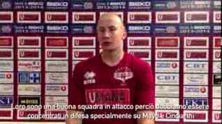 Intervista pre partita a Hrvoje Peric [upl. by Nairahcaz413]