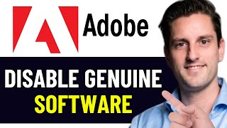 HOW TO DISABLE ADOBE GENUINE SOFTWARE INTEGRITY SERVICE 2024 FULL GUIDE [upl. by Hild]