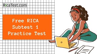 RICA Subtest 1 Practice Test Guide [upl. by Nasas240]