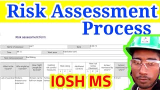 IOSH Ms Risk assessment form full Process  steps of risk assessment Iosh  Risk Assessment [upl. by Burta]