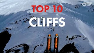 FREERIDE WORLD TOUR  TOP 10 CLIFFS ALL TIME [upl. by Otnas]