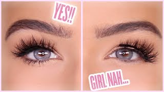 HOW TO APPLY FALSE LASHES EASILY  Amanda Ensing [upl. by Yort]