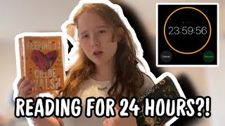 can i read for 24 hours straight spoiler free reading vlog [upl. by Eicnahc]