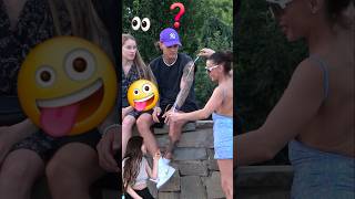 👀 A girl measures a boy 🤣 funny prank [upl. by Gan]