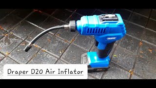 The Tools I use  Draper D20 Cordless Air Inflator [upl. by Sofie]