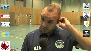 Interview du coach de Vilvoorde après le match Futsal Jette UR BXL CAP  R Vilvoorde du 20924 [upl. by Alyak101]