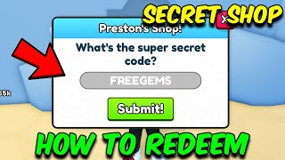 HOW TO REDEEM ALL PRESTON SECRET SHOP CODES IN ROBLOX PET SIMULATOR 99 [upl. by Notslar]