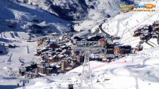 Skiing  Val Thorens France  Unravel Travel TV [upl. by Wrench526]