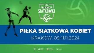 Liga Akademicka AZS  Kraków  Piłka Siatkowa K  AWF Kraków  Politechnika Krakowska [upl. by Elleryt43]