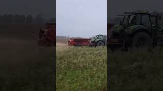 DEUTZ FAHR 7250 TTV mit Maskinfabriken BREDAL 7100 Vejle [upl. by Magner]