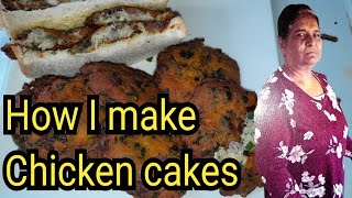 FIRST TIME making chicken cakes and it was a SUCCESS A delicious chicken snack must try 14082024 [upl. by Yborian5]