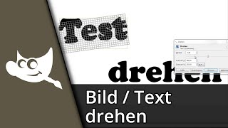 Gimp Bild drehen  Gimp Text drehen ✅ Tutorial [upl. by Afesoj587]