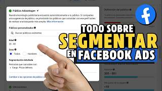 COMO SEGMENTAR EN FACEBOOK 2024 💎 facebook ads tutorial para principiantes [upl. by Thorman]