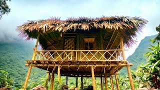 FULL VIDEO 30 Days Survival Alone Building a Bamboo House in the Rainforest  Nhu Building Life [upl. by Ahsel757]